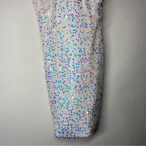 *RESERVED* NEW Nox Anabel Size 2 White Dress Prom Cocktail Party Cold Shoulder - Picture 6 of 10